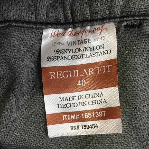 Weatherproof men's black shorts, size 40 regular fit. - Picture 6 of 10